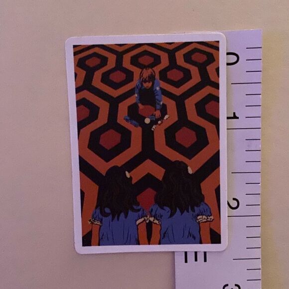 THE SHINING Sticker Pack of 2 Evil Twins + Here’s Johnny NEW Rare Collectible - Picture 10 of 14